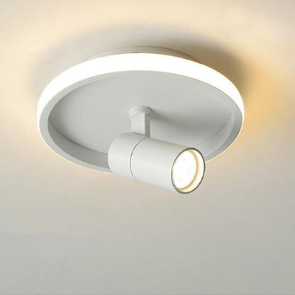 Circular LED Modern Ceiling Lights Adjustable Spotlight Ceiling Lamp