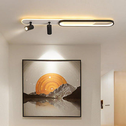 Spotlight Rectangles Metal Modernist Style Design Flush Mount Lighting LED Ceiling Light