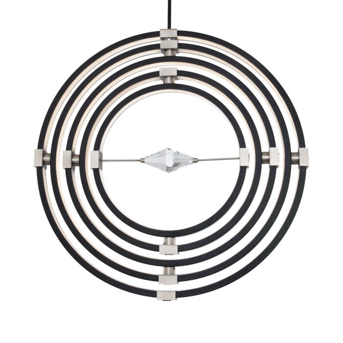 Atomic 1-Light LED Pendant in Brushed Nickel