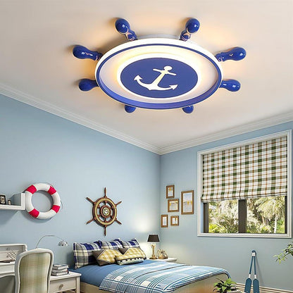 Anchor Insignia Flush Mount Ceiling Light Novelty LED Light