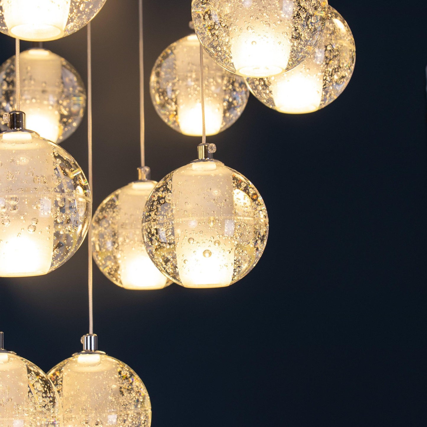 Crystal Bubbles balls Hanging light Pendant Lamp