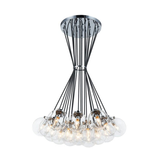 The Bougie 19-Light Chandelier in Chrome