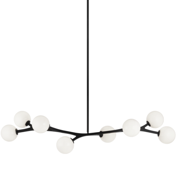 Linear Suspension, 8-Light, Black, 54.9"W (C81508BKOP 305XPXA)