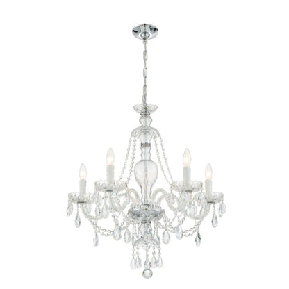 Candace Chandelier in Polished Chrome with Swarovski Strass Crystal Crystals