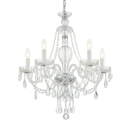 Candace Chandelier in Polished Chrome with Swarovski Spectra Crystal Crystals