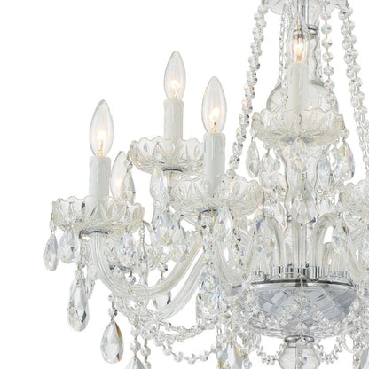 Candace Chandelier in Polished Chrome with Swarovski Spectra Crystal Crystals