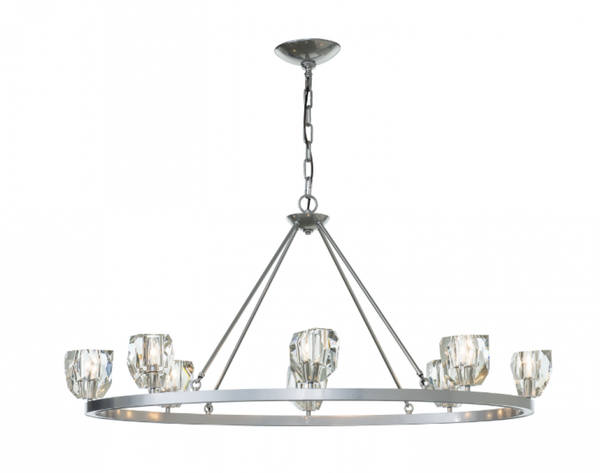 Chandelier, 8-Light, Bronze, 45.3"W (105021-SKT-05-CR 5N8HLM)