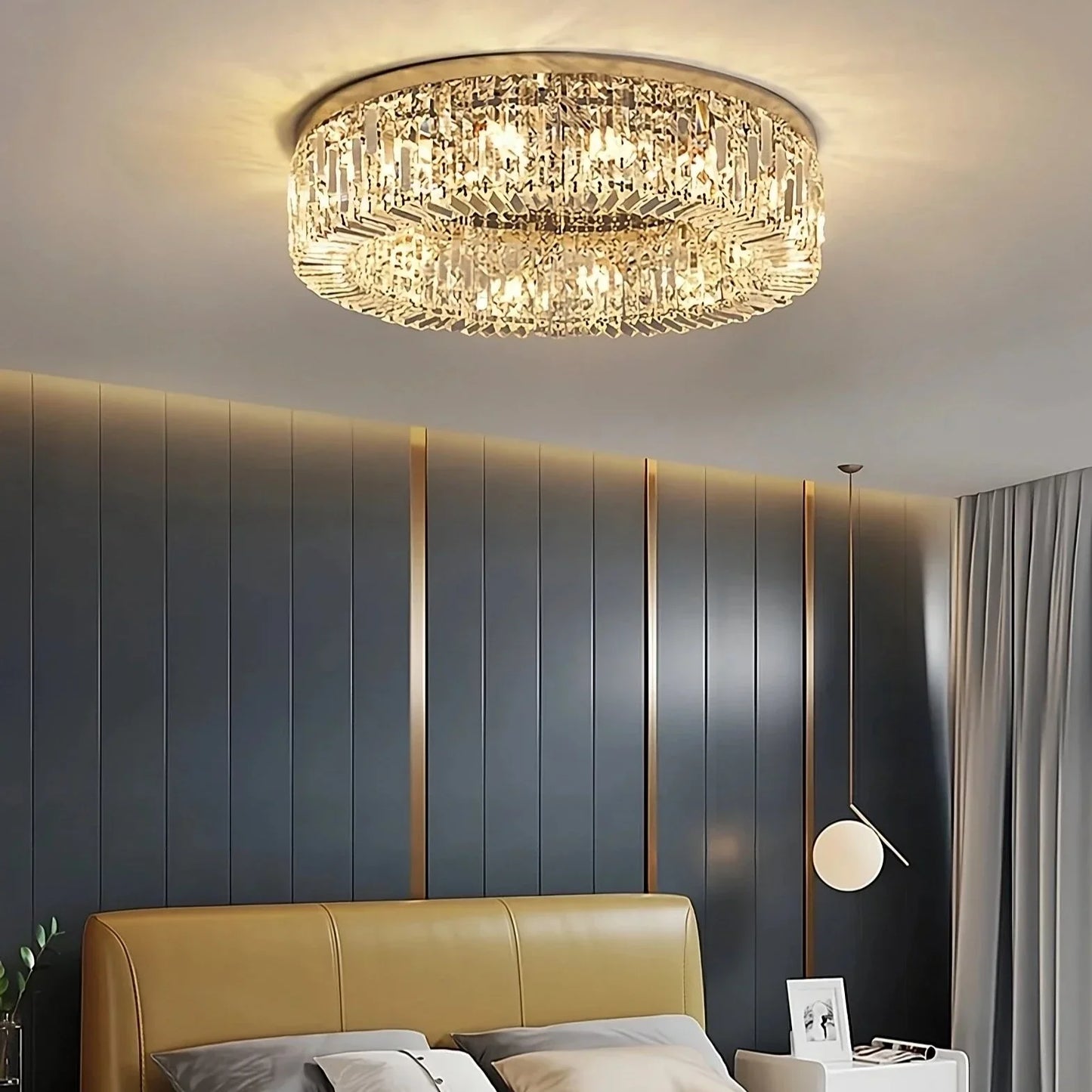 Specchio Crystal Ceiling Light