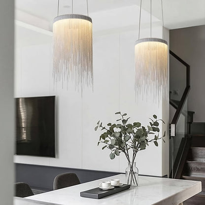 Cadena Chain Tassel Pendant Light Fixture