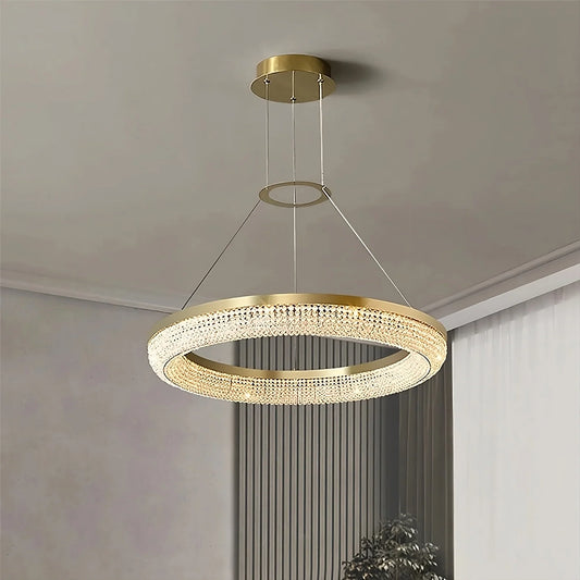 Bergamo Crystal Light Fixture