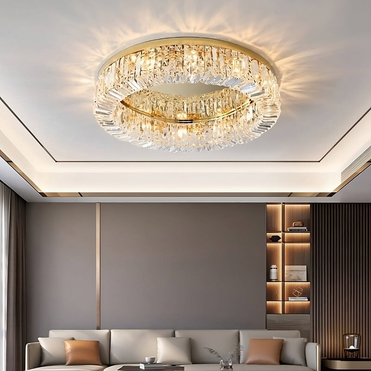 Specchio Crystal Ceiling Light