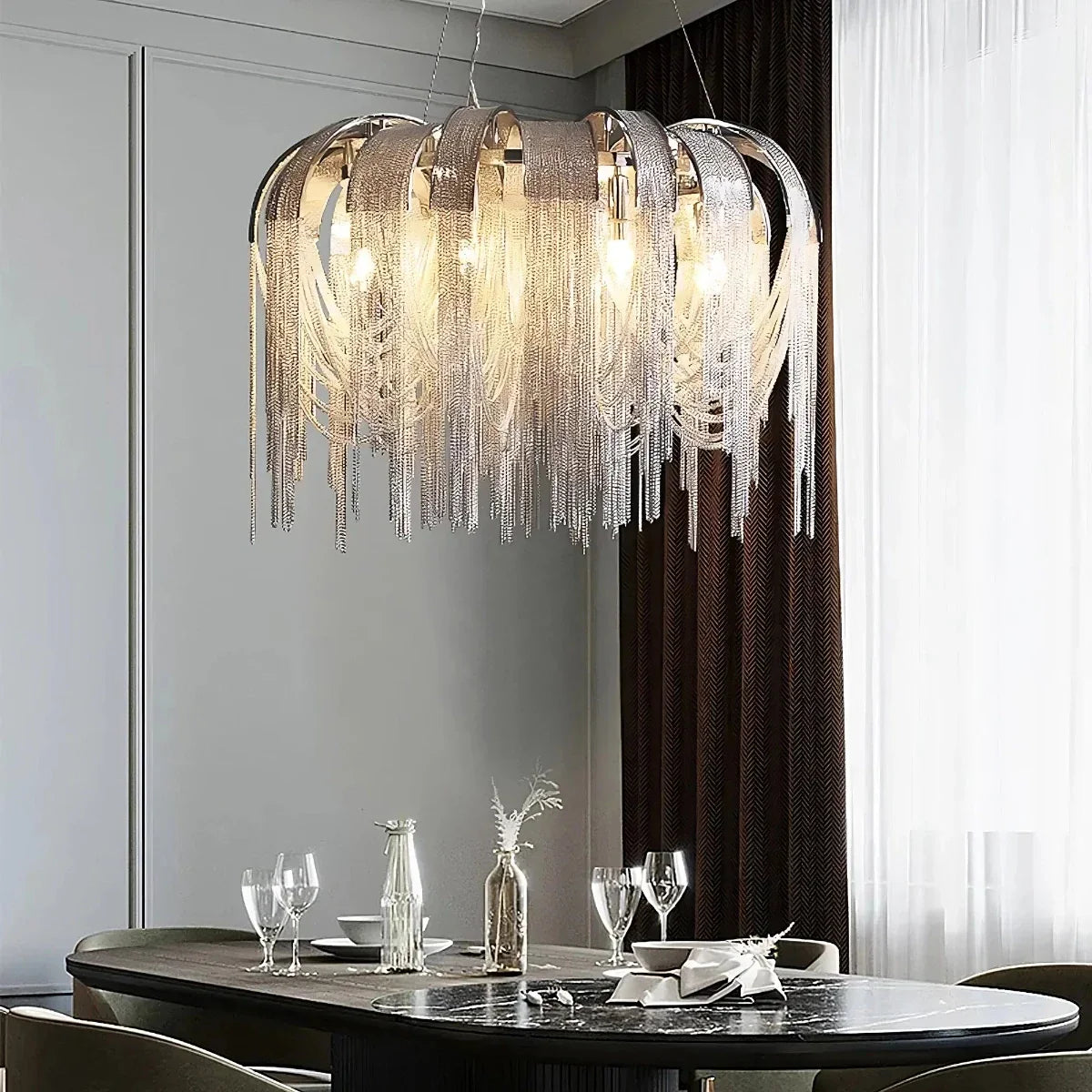 Cadena Contemporary Chandelier