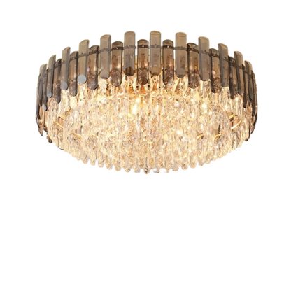 Venice Flush Mount Crystal Chandelier