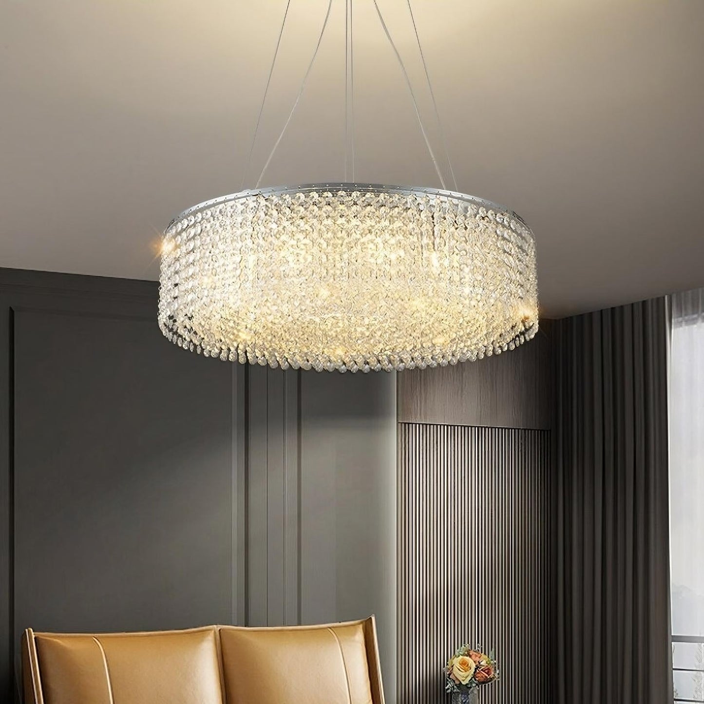 Alleri Crystal Ceiling Light Fixture