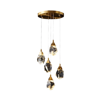 Diamante 5-Light Crystal Pendant Light Fixture