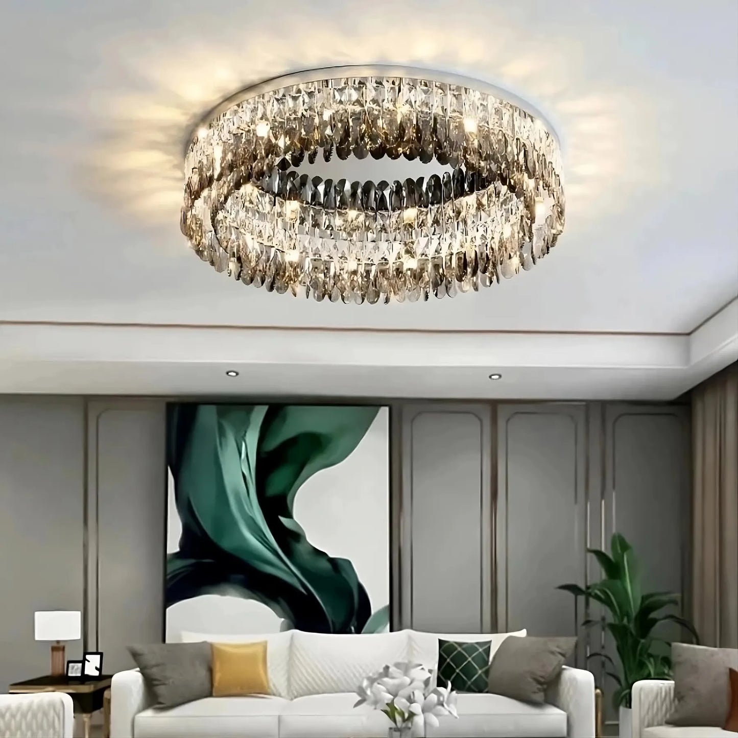 Giano Crystal Ceiling Light Fixture