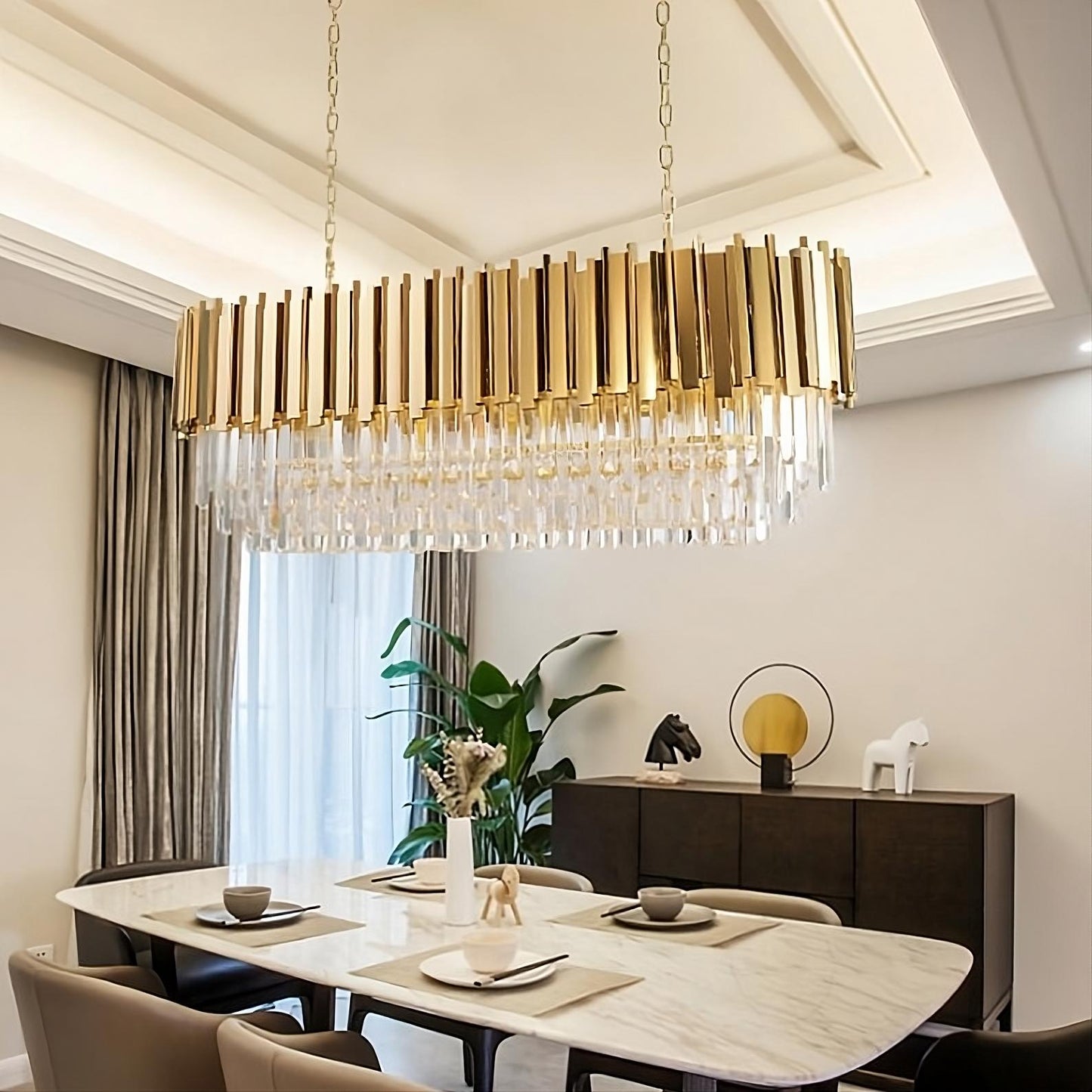 Gio Crystal Dining Room Chandelier