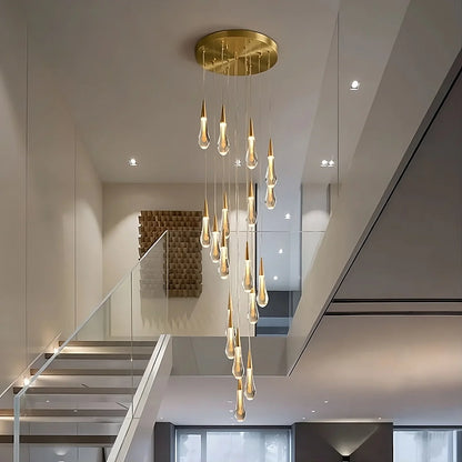 Pendant Light Fixture For Stairwell