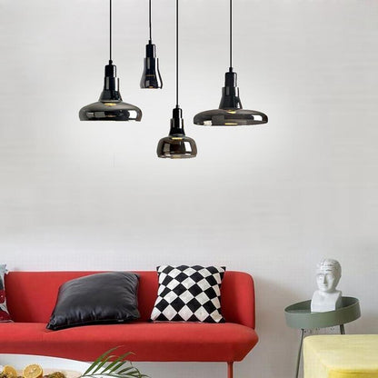 Circular Glass Pendant Lights Modern Nordic Industrial Pendant Lighting