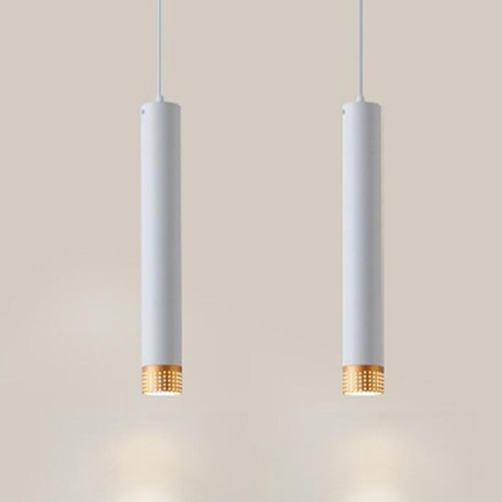 Elongated LED Industrial Linear Pendant Light Metal Island Hanging Lighting