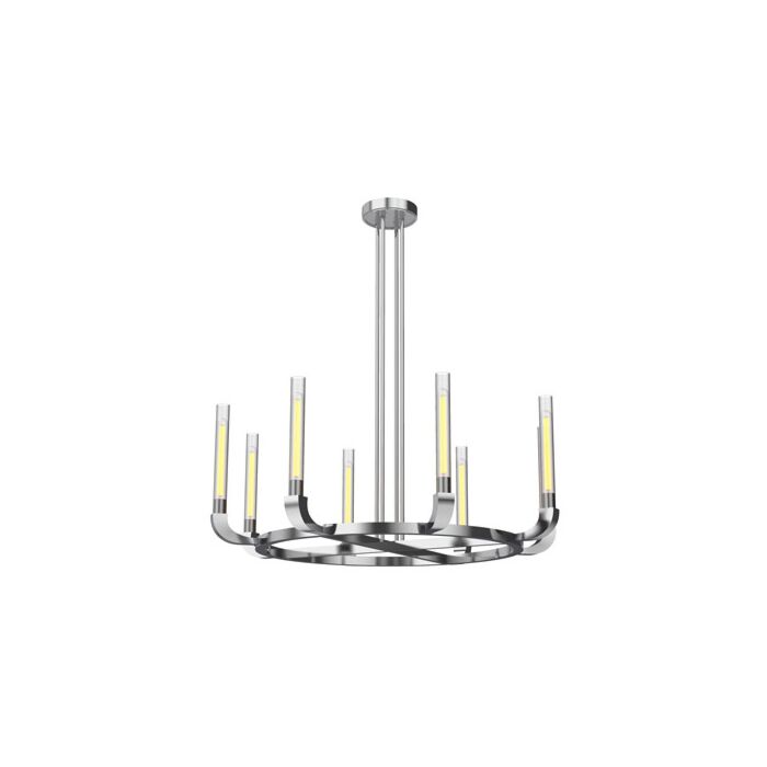 Flute 8-Light Chandelier