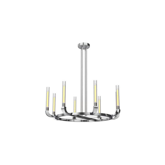 Flute 8-Light Chandelier