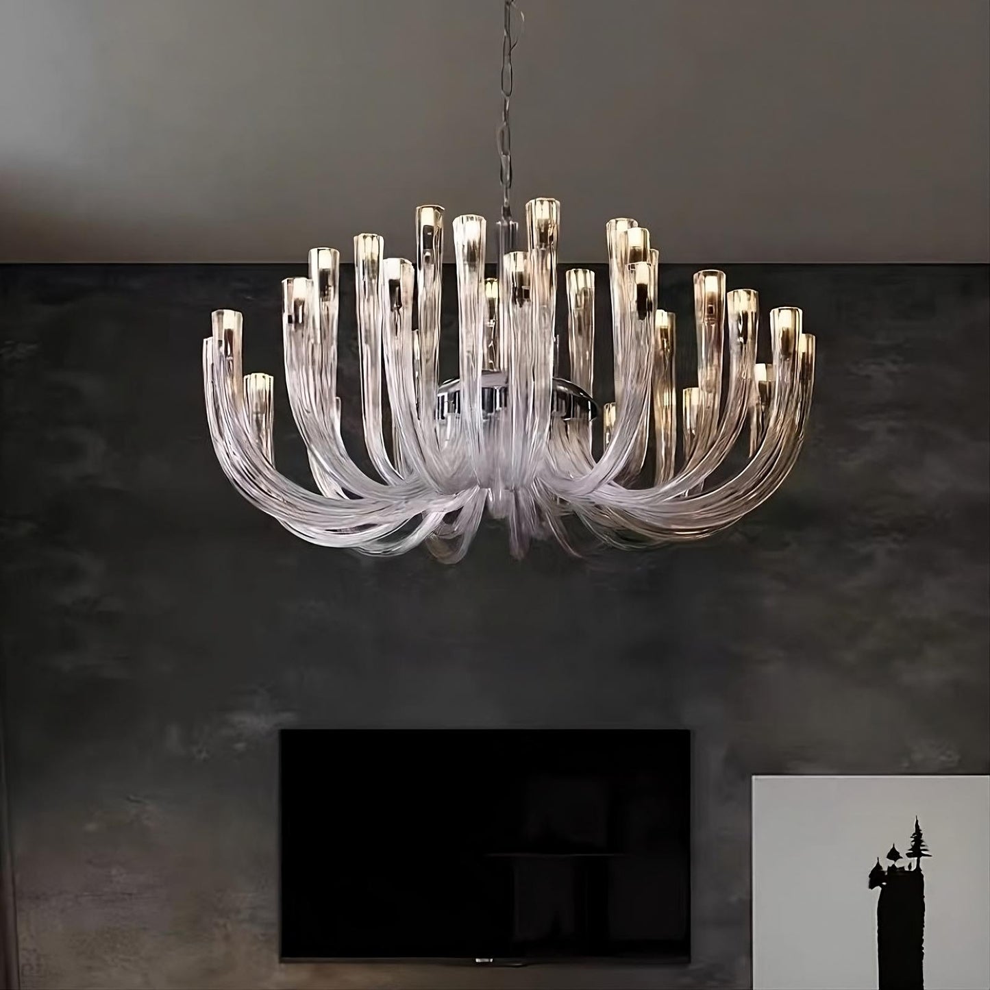 Candela Glass Chandelier