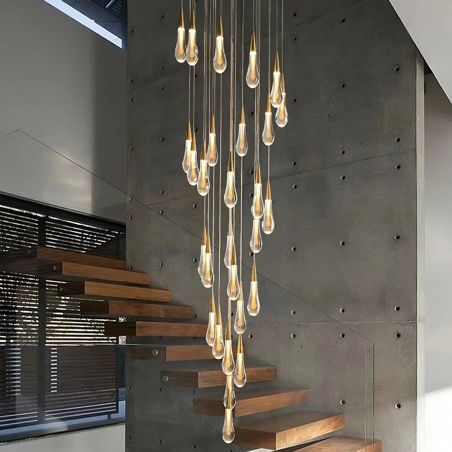 Pendant Light Fixture For Stairwell