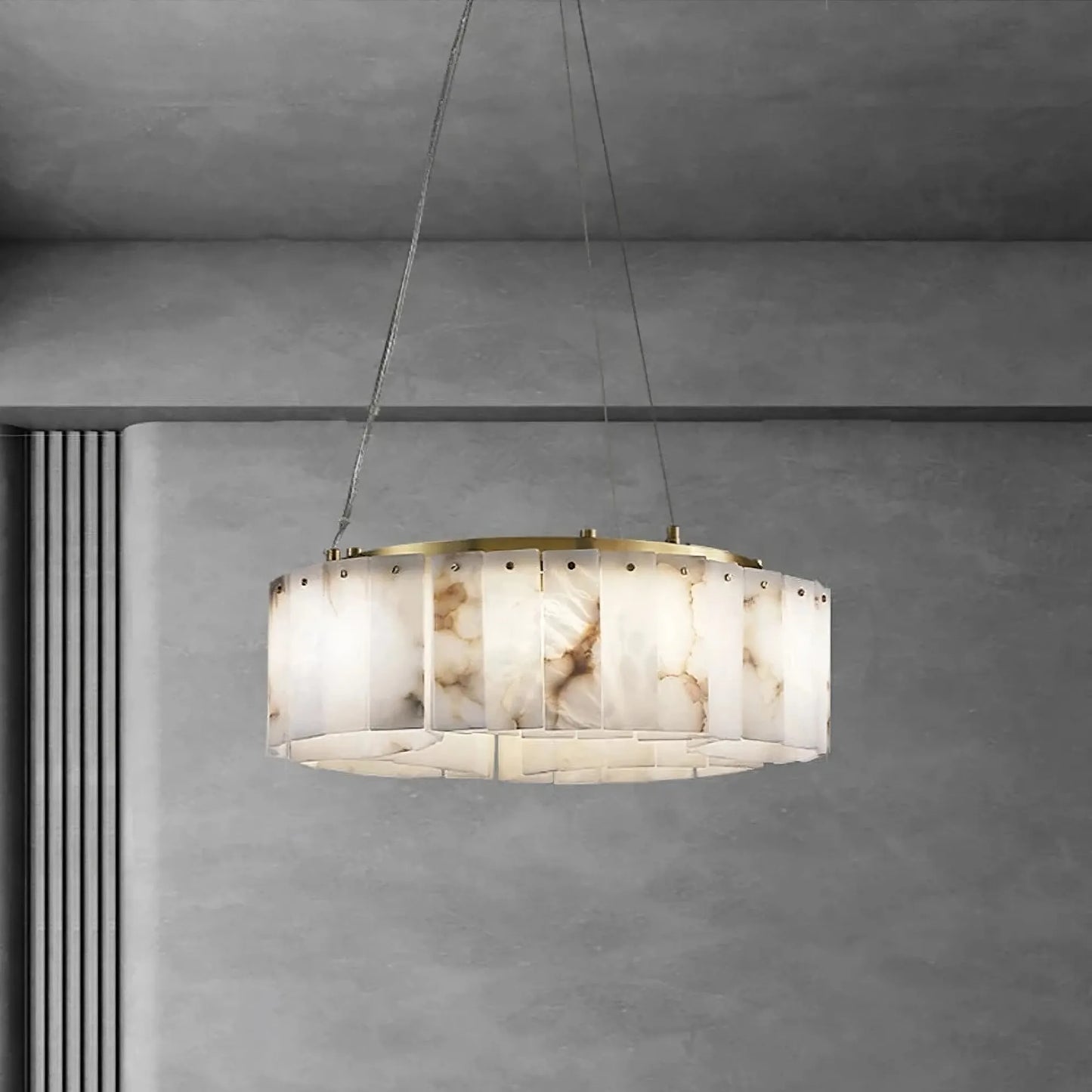 Natural Marble Modern Chandelier Light