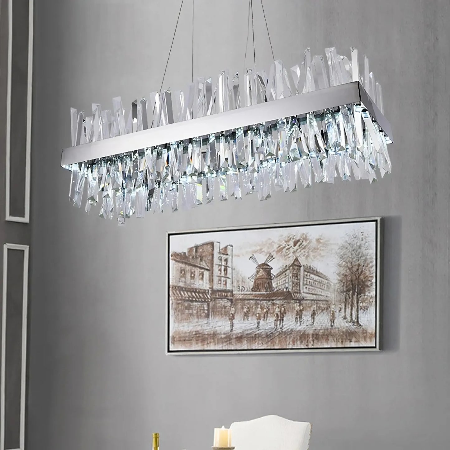 Calvi Crystal Dining Room Light Fixture