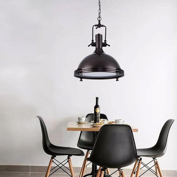 Vintage Metal Lantern Design LED Industrial Pendant Lights Chandeliers