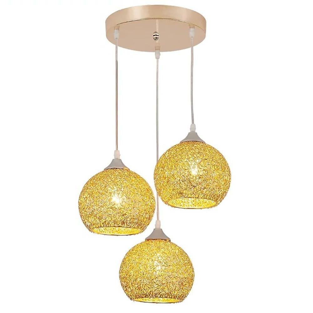 Semi-Transparent Cluster Metal Bar Pendant Light with Sternly Durable Adjustable