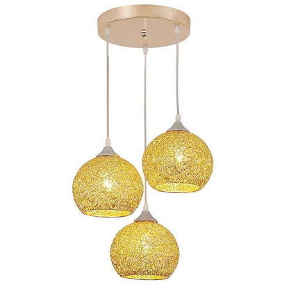 Semi-Transparent Cluster Metal Bar Pendant Light with Sternly Durable Adjustable