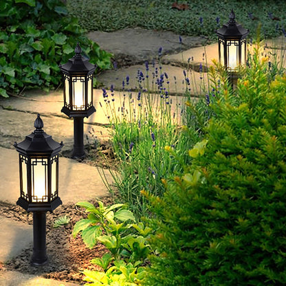 Classic Asian Style Landscape Decorative Lighting Pathway Lights for Villa Courtyard