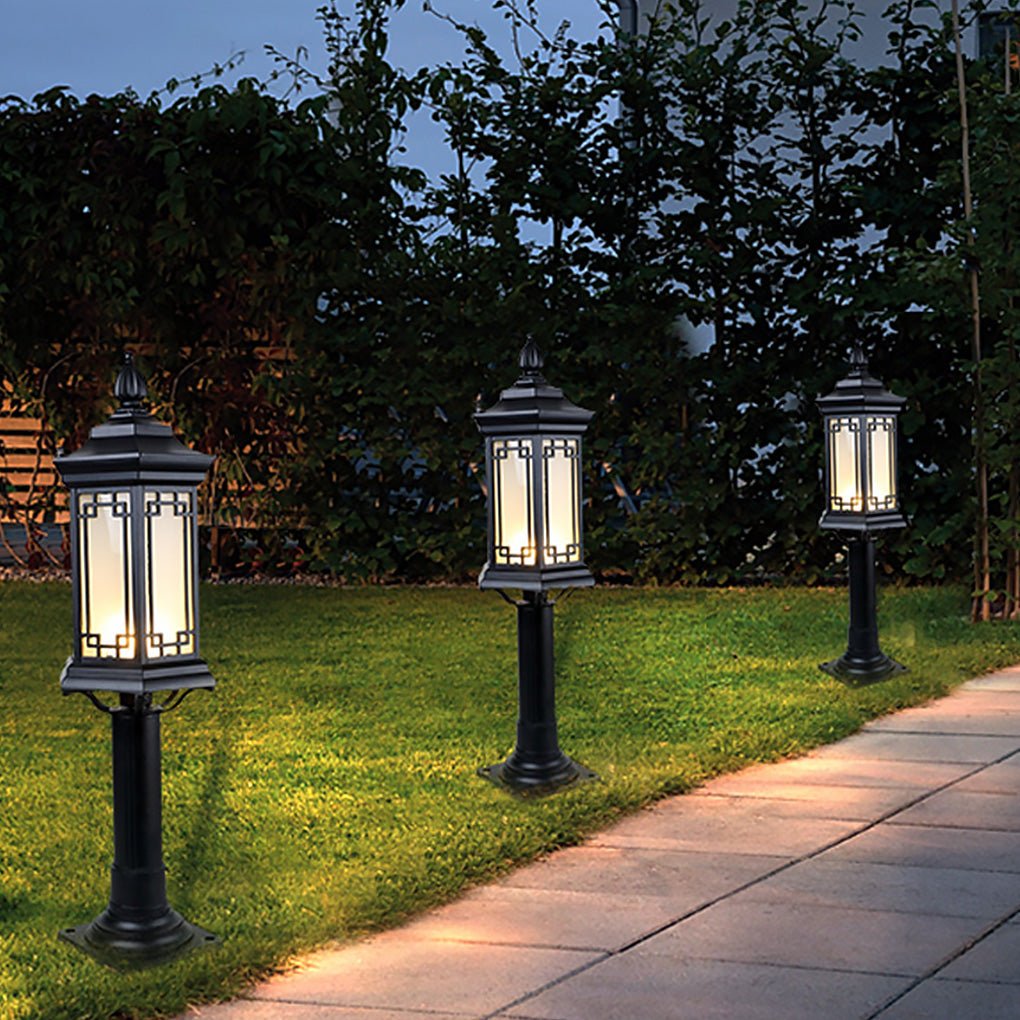 Classic Asian Style Landscape Decorative Lighting Pathway Lights for Villa Courtyard