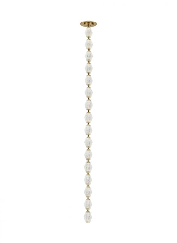 Ceiling Pendant, 1-Light, LED, Natural Brass, 51.6"H (700CLR48NB-LED927R-277 70PGEK9)