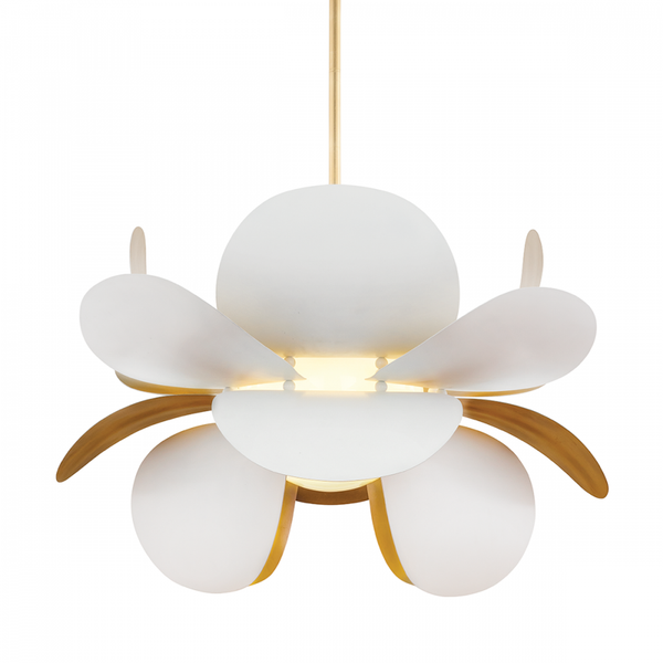 Pendant, 1-Light, Gold, White, 46"W (314-71-GL/SWH CY9H)