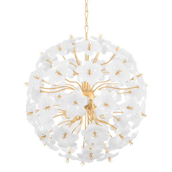 Chandelier, 8-Light, Gold, 34.25"H (367-33-GL CYA8)