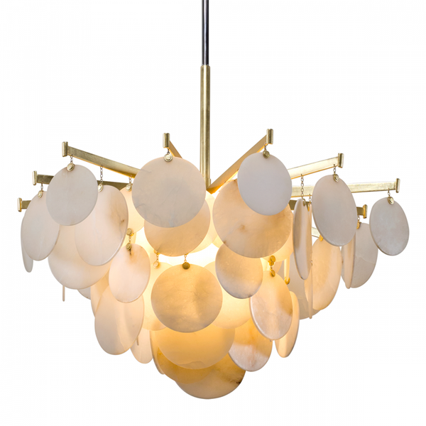 Pendant, 1-Light, Gold, Steel, 40"W (228-44-GL/SS CY8T)