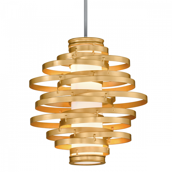 Pendant, 2-Light, Gold, 18.5"H (225-42-GL CY9P)