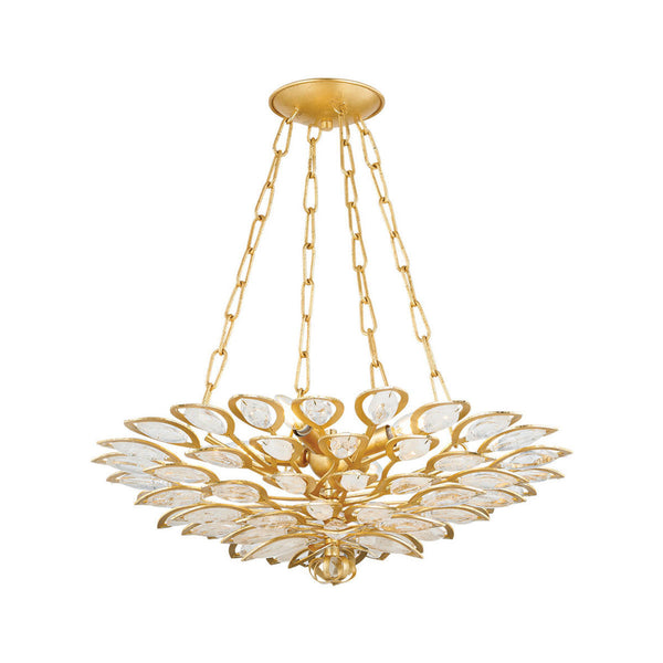 Chandelier, 4-Light, Gold, 24"W (363-24-GL CY9Y)