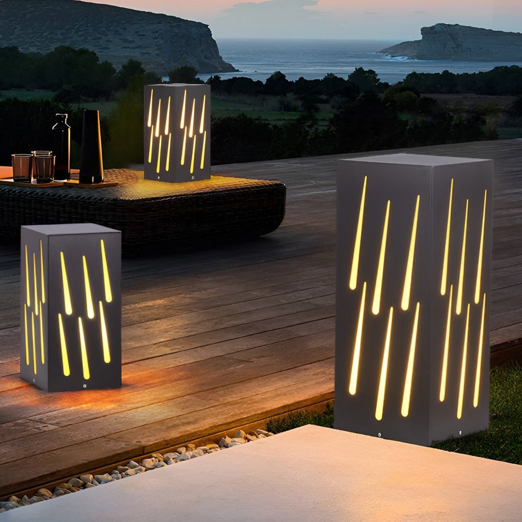 Creative LED Outdoor Post Lights Garden Lights Pillar Light Deck Post Lights Outside Lights