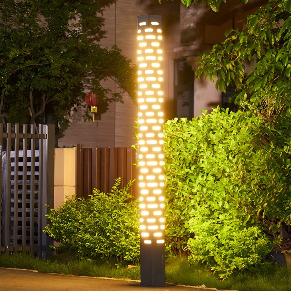 Modern Outdoor Post Lights Decorative Pillar and Pole Lamps for Gardens and Pathways