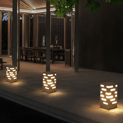 Modern Outdoor Post Lights Decorative Pillar and Pole Lamps for Gardens and Pathways