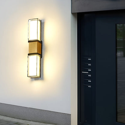 Creative Up and Down Lights Waterproof LED Wall Sconces Outdoor Wall Lights