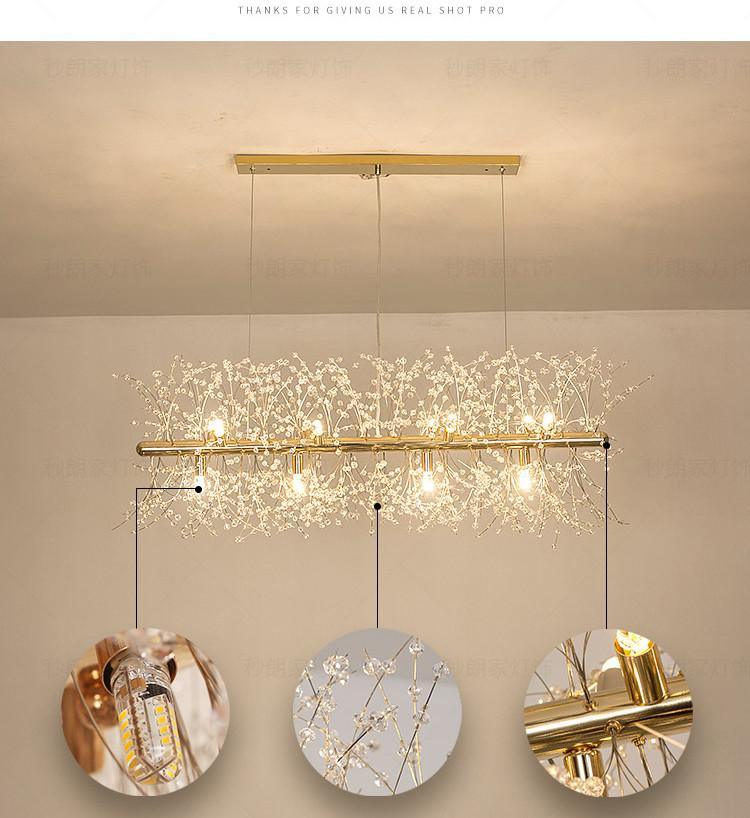 Crystal Dandelion Pendant light Chandelier