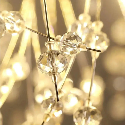 El Sol Crystal Dandelion Lighting Fixture