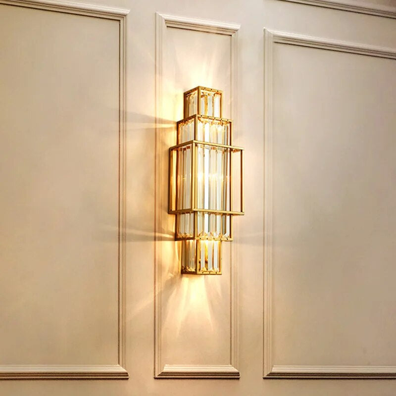 Gio 3-Light Crystal Wall Sconce