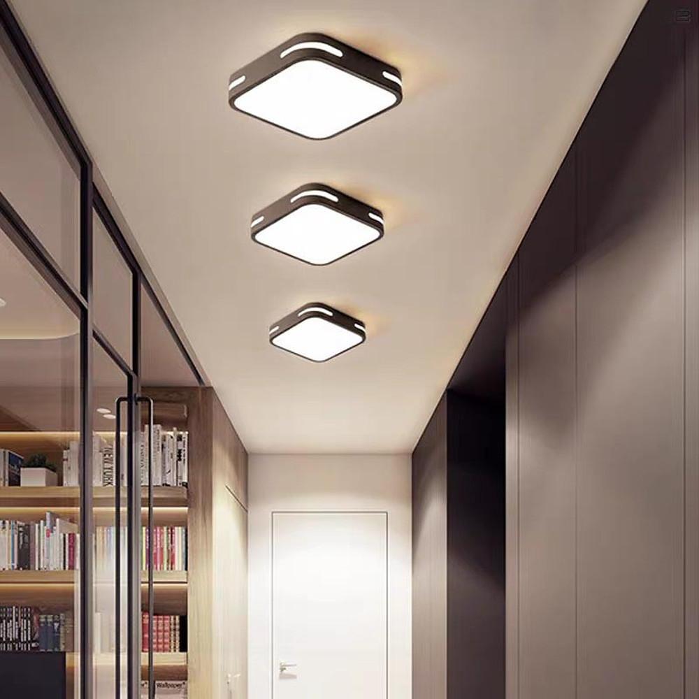 Square Modern Flush Mount Entryway Light Hallway LED Ceiling Light