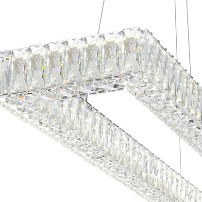 CWI Lighting Felicity LED Chandelier with Chrome Finish